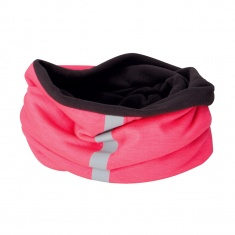 Reflexný zimný fleecový nákrčník - ružový